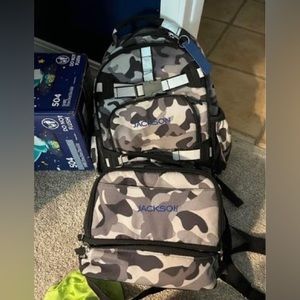 Pottery barn backpack and lunch